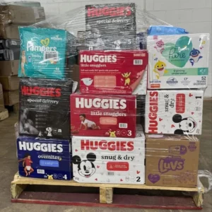 Buy Baby Diapers Wholesale Pallet(50 Cases at $400)